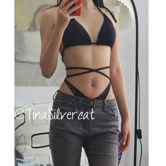 Mugler H&M Limited Edition Black Bikini NWT - Picture 9 of 17